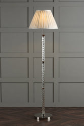 Laura Ashley Louis Twisted Floor Lamp Polished Nickel
